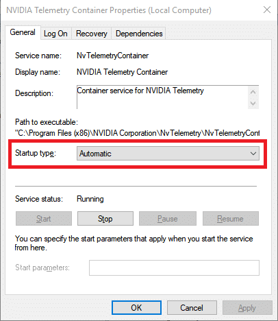 In the General tab, click the Startup type dropdown menu and choose Automatic from the menu. How to Fix .NET Runtime Optimization Service High CPU Usage