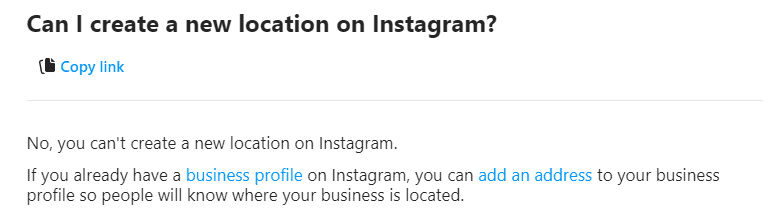 Instagram help related to location | How to Add Location to Instagram Bio