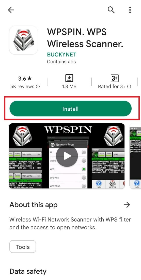 ติดตั้ง WPSPIN | วิธีแฮ็กรหัสผ่าน Wi-Fi บน Android