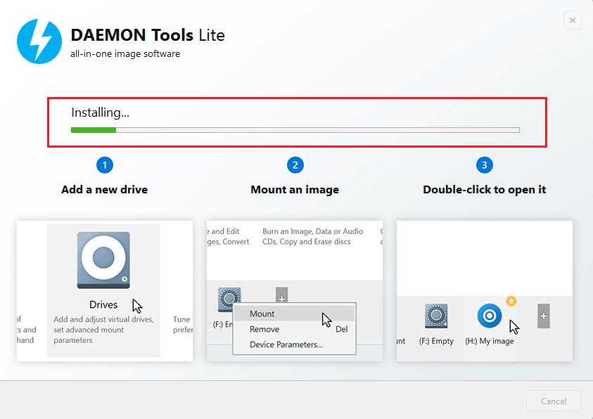 installing Daemon Tools lite