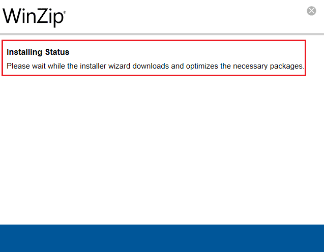 installing WinZip