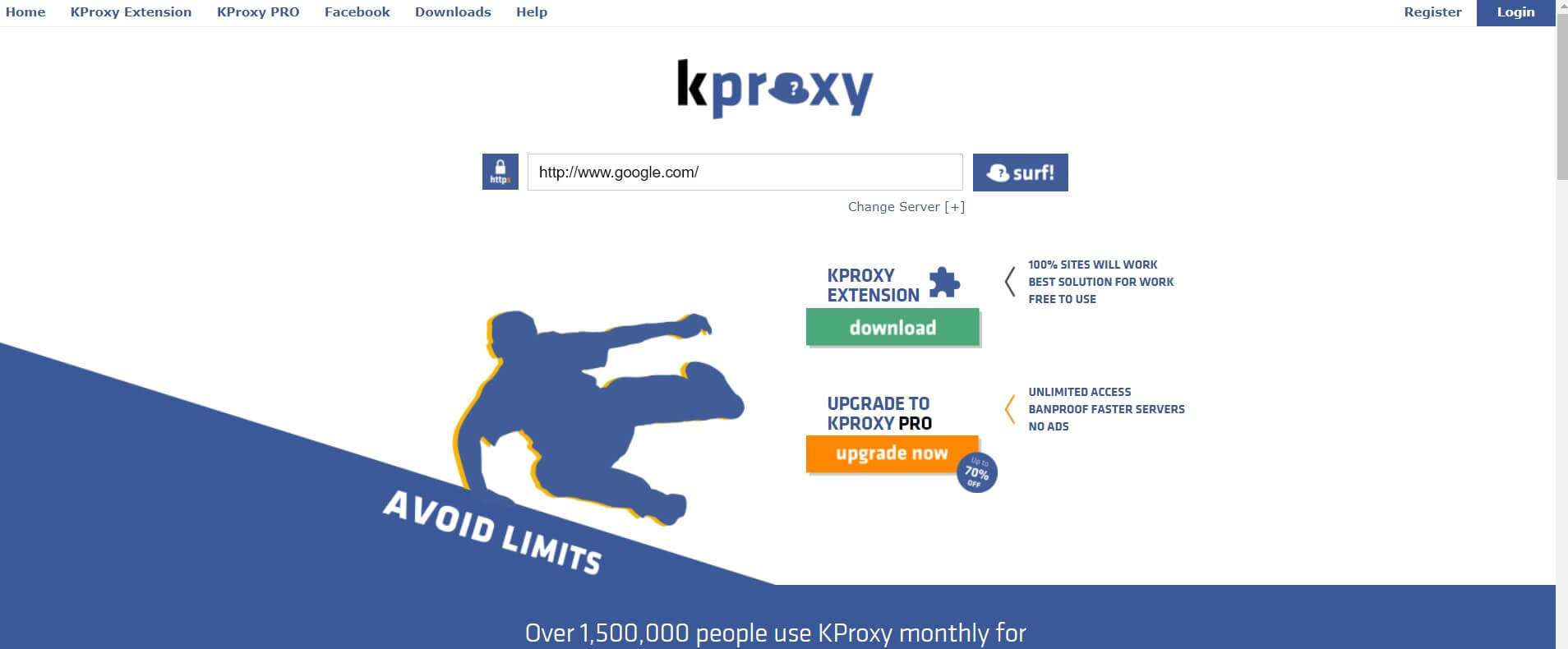 kProxy | Logiciel proxy gratuit pour Windows 10