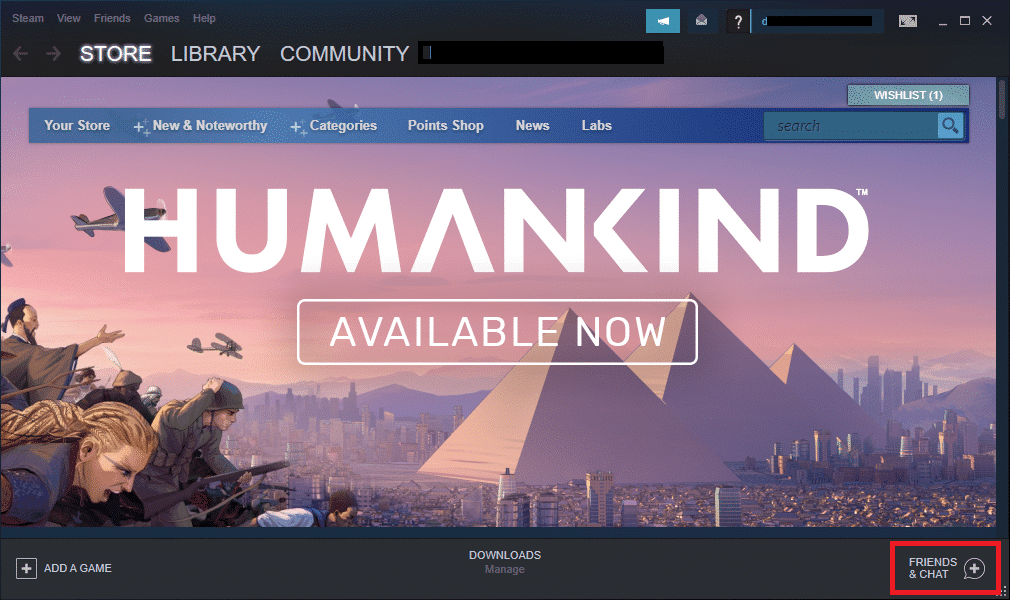 launch steam and navigate to friends and chat option at the bottom right. How to Fix Steam Image Failed to Upload
