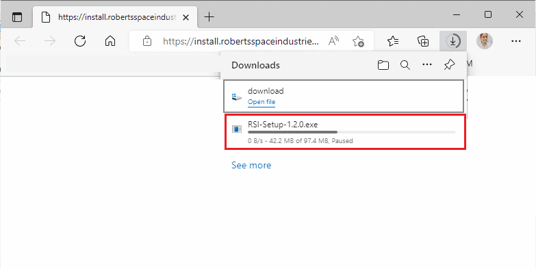 ဘရောက်ဆာကိုဖွင့်ပြီး သင့်ကွန်ပျူတာပေါ်တွင် နောက်ဆုံးထွက်ဂိမ်း launcher ကို ထည့်သွင်းပါ။ Windows 10 ရှိ Star Citizen Installer Error ကို ပြင်ဆင်ပါ။