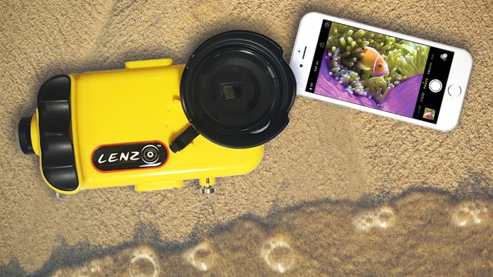 LenzO көмегімен iPhone арқылы керемет су астындағы суреттерді түсіріңіз