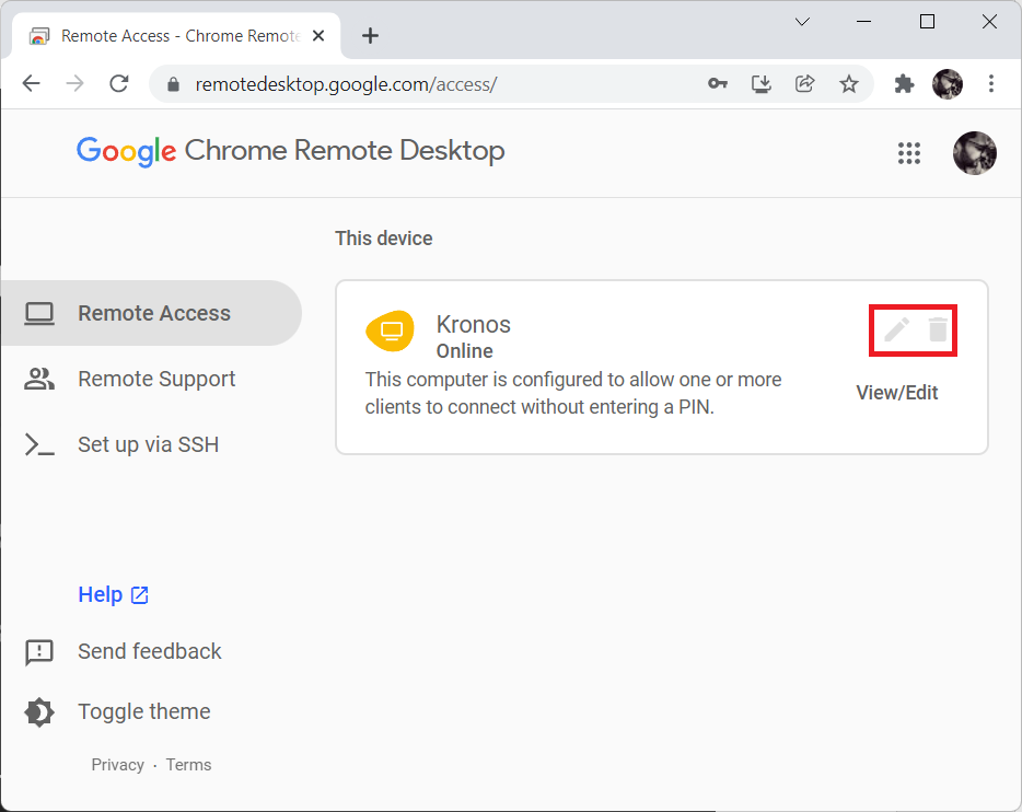 list of remote access. How to Use Chrome Remote Desktop on Windows 11