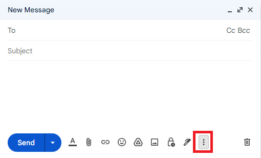 Locate and click on the More options icon