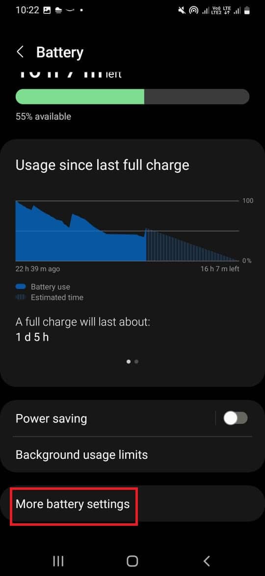 Locate and select More battery settings. How to Remove Moisture from Phone Charging Port