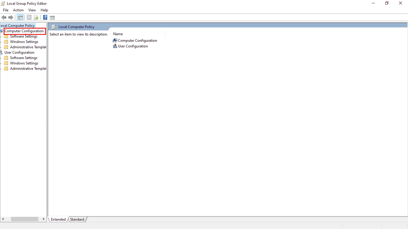 locate computer configuration. Fix task scheduler error