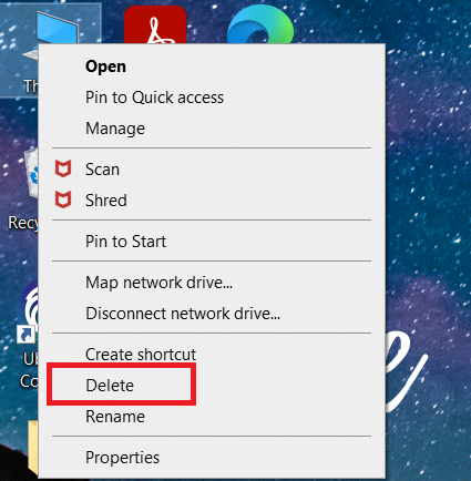 Locate the unused program. Right click and click Delete. How to Create Minimalist Desktop on Windows 10
