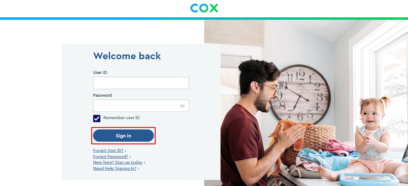 Log into your Cox account using your registered email address or mobile number. | How to Make a Payment Arrangement with Cox