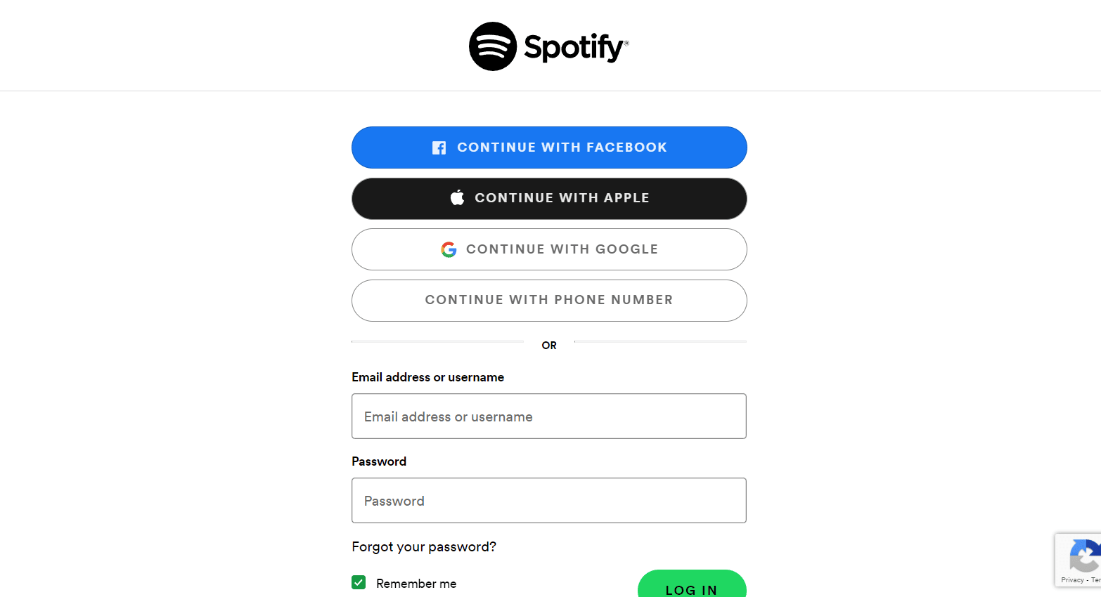 Log into your Spotify Premium account