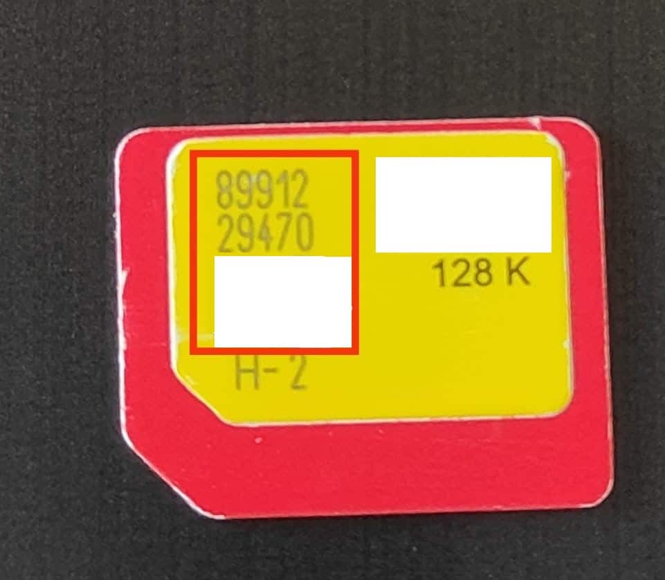 Look for the serial number on the back of your SIM card | TruConnect SIM Card Activation Guide
