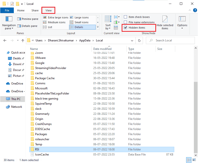 Make sure you check the Hidden items box in the View tab to view the AppData folder