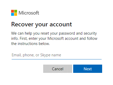 Microsoft account recovery prompt. How to change pin in Windows 11