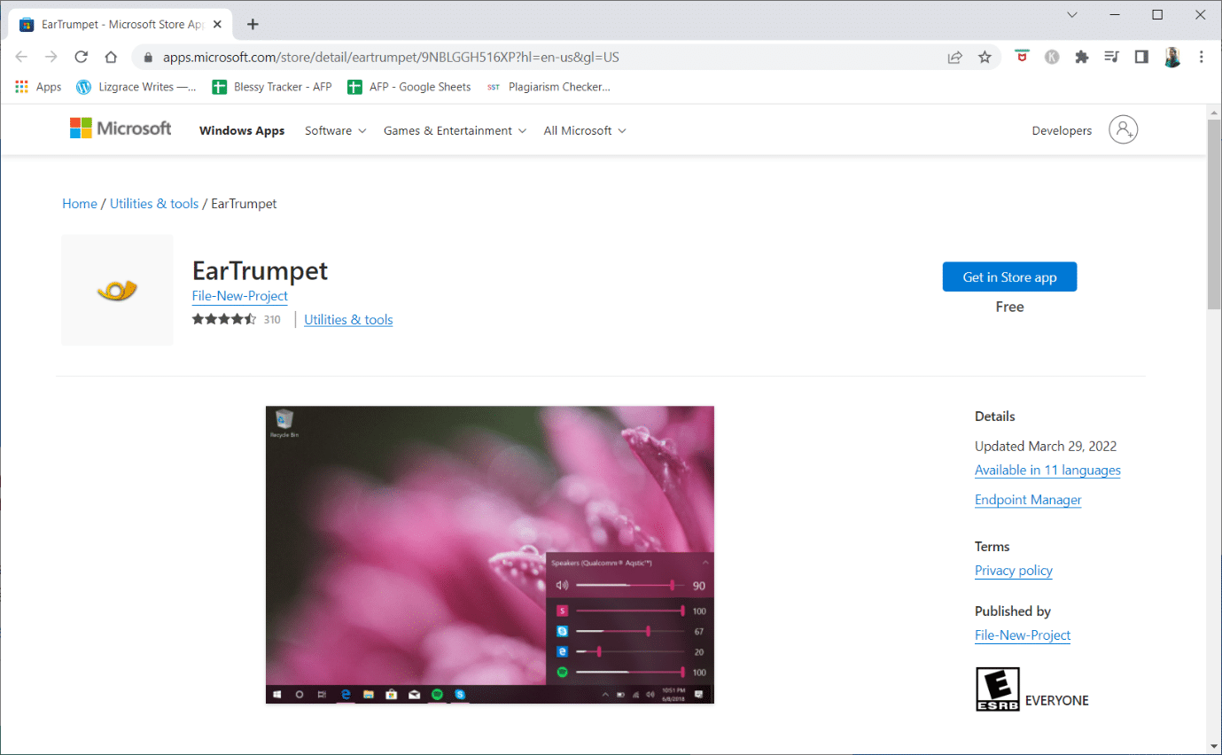 Microsoft EarTrumpet. How to Mute an App on Windows 10