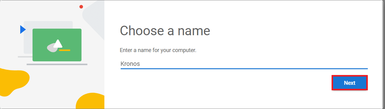 Name of Host desktop