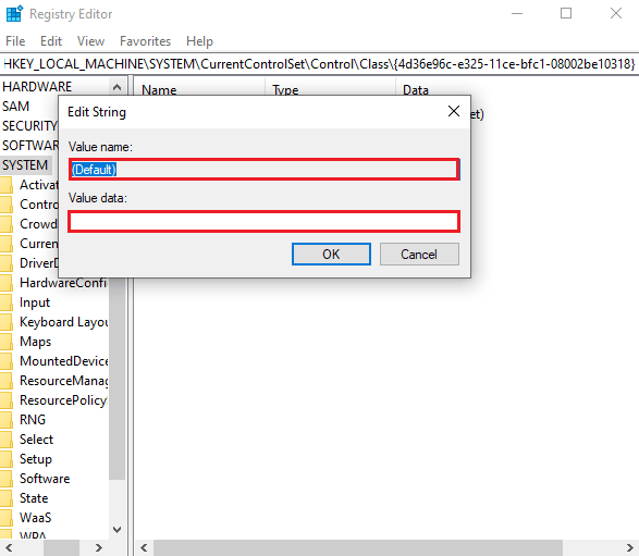 Name the Binary Value as JackCtrl and set the Value data as FF 82 40 00