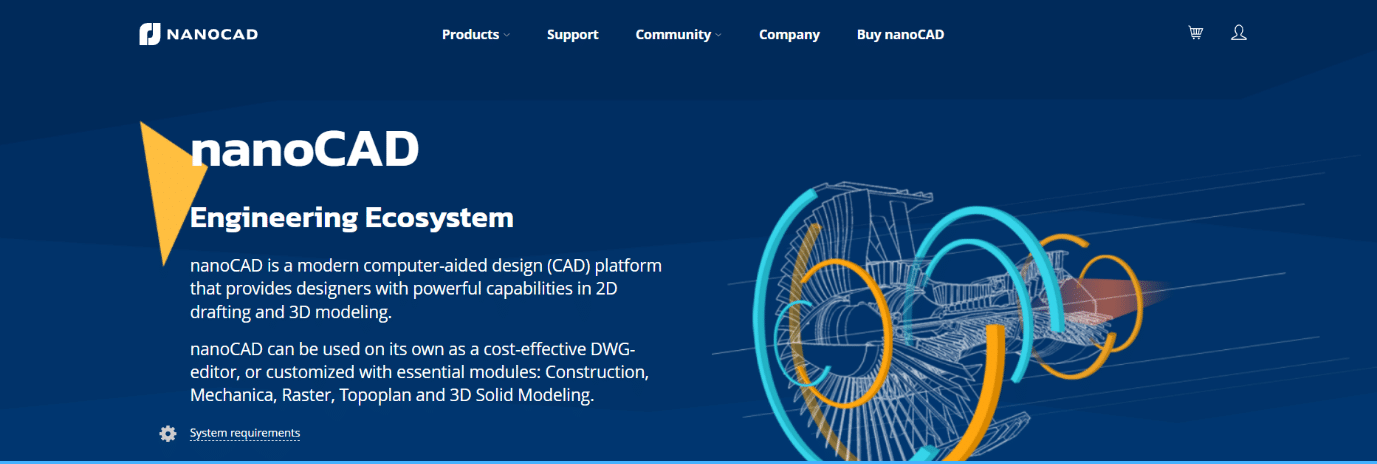 NanoCAD. best free CAD software for 3d printing