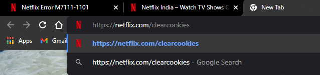 Перейдите в любой браузер и очистите файлы cookie. Как исправить код ошибки Netflix UI3010