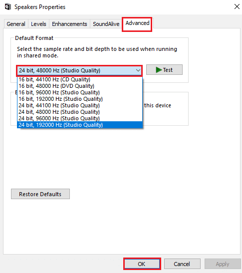 tick the Enable audio enhancements option in the Signal Enhancements section. Why is my Computer Making Funny Noises?