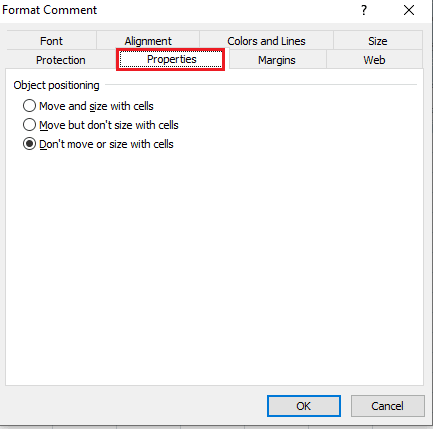 Navigate to the Properties tab. How to Fix Move Excel Column Error
