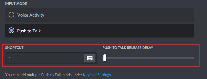 Navigate to the SHORTCUT tab and click on the Record keybind button | How to Fix Discord Not Detecting Mic