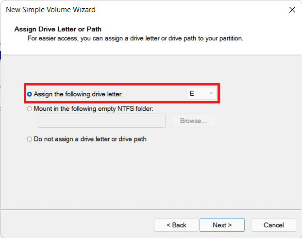 New simple volume wizard. How to Partition Hard Disk in Windows 11