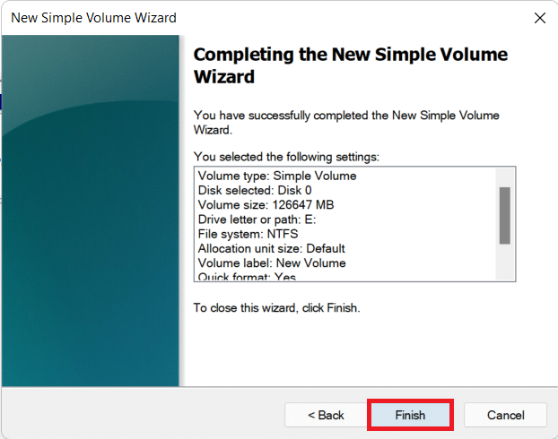 New simple volume wizard. How to Partition Hard Disk in Windows 11
