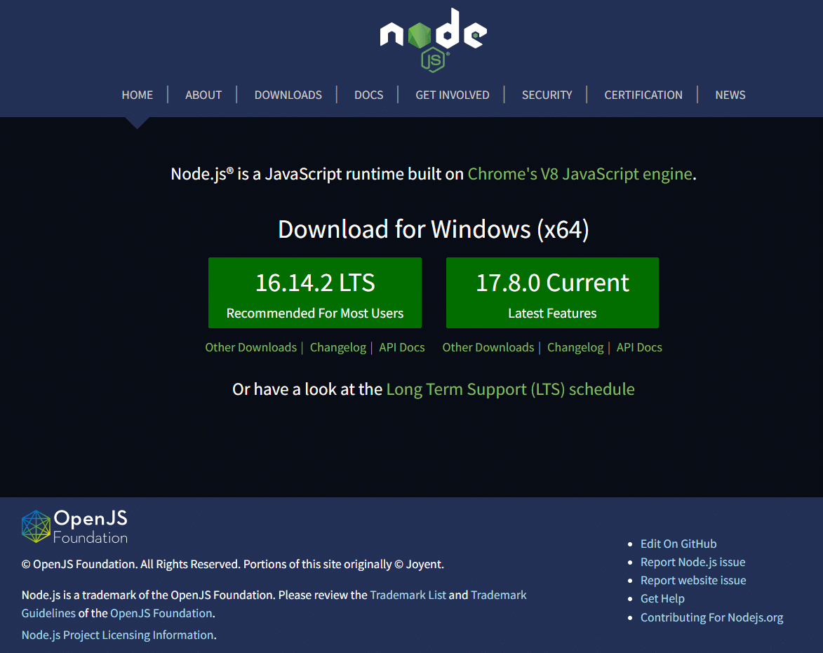 node.js. 10 Best Programming Language to Learn