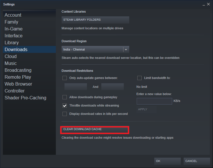Steam CLEAR DOWNLOAD CACHE. Fix Steam Not Downloading Games