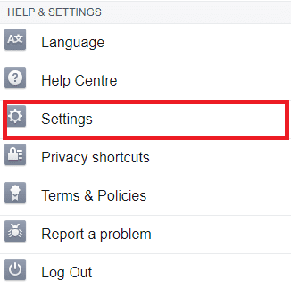 Now, click on Settings.