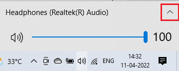 expand the list of audio devices