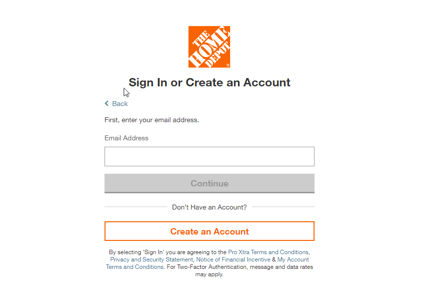 Sign In to your account with the registered email address and password