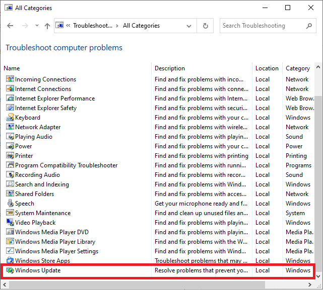 Now, click on the Windows update option .Why My Internet Keeps Disconnecting Every Few Minutes