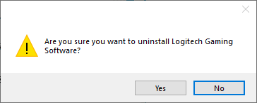 подтвердите запрос, нажав Да. Исправить микрофон Logitech G533, не работающий в Windows 10