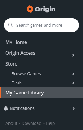 Now, go back to the main page and click on My Game Library. How to Fix Star Wars Battlefront 2 Not Launching Origin Issue