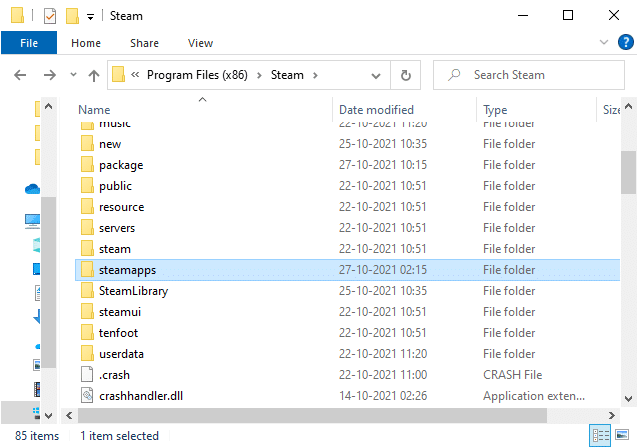 Now, navigate to any one of these two locations where you can find the steamapps folder