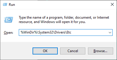 Now, press Windows and R keys to open Run dialog box. Then, paste the following command. 