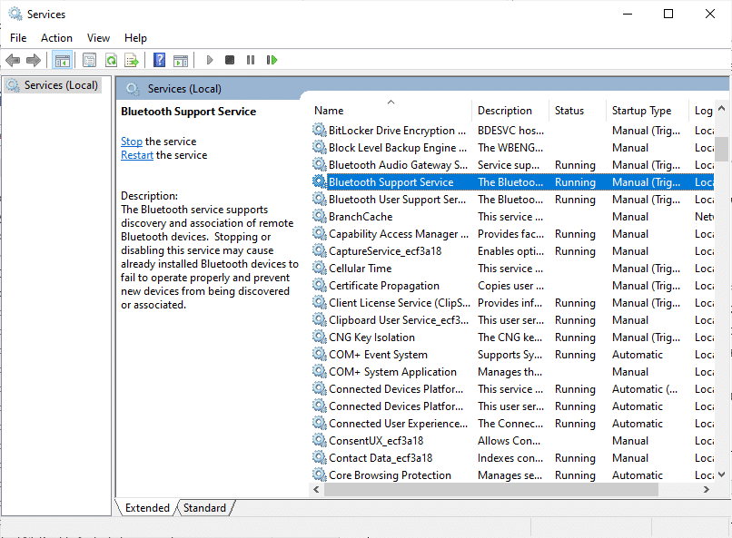 Bluetooth Support Service. Fix Bluetooth Headphones Stuttering on Windows 10