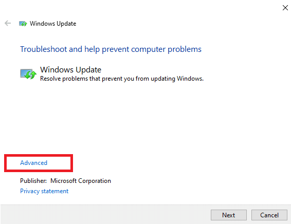 Now, the window pops up, as shown in the below picture. Click on Advanced | How to Fix Sound keeps cutting out in Windows 10