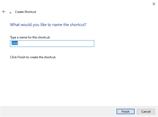 acceso directo cmd. Reparar el símbolo del sistema aparece y luego desaparece en Windows 10
