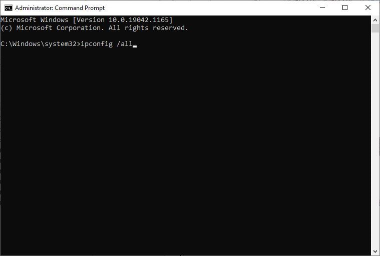 Now, type the command and hit enter. Fix Your connection was interrupted in Microsoft Edge