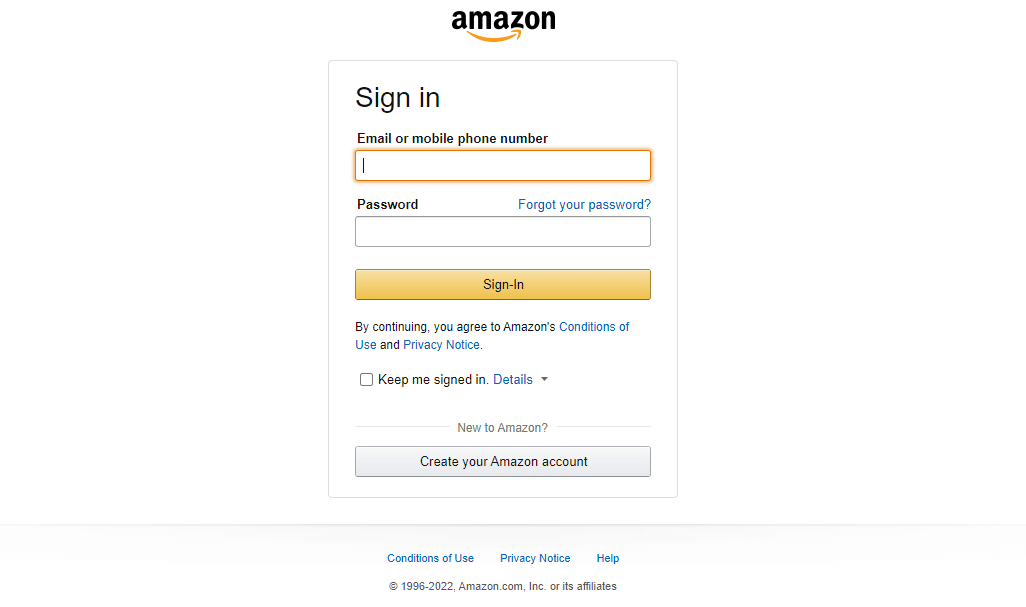 amazon sign in page. How to Cancel Paramount Plus Amazon Prime