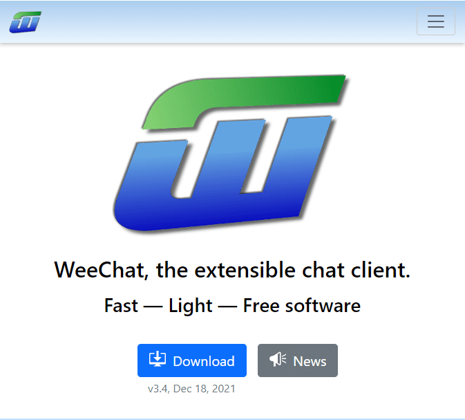 Официальный сайт WeeChat. Лучшие IRC-клиенты для Windows