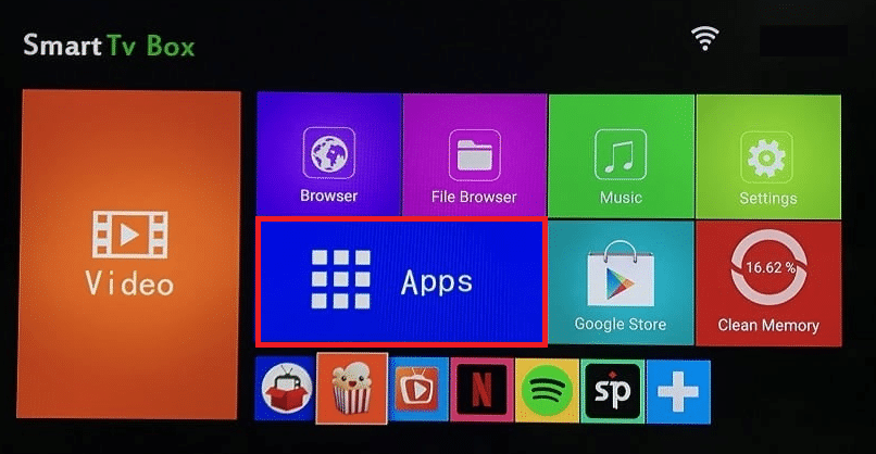 Once done, navigate to the Android Box home screen and select Apps. How to Install Kodi on Smart TV