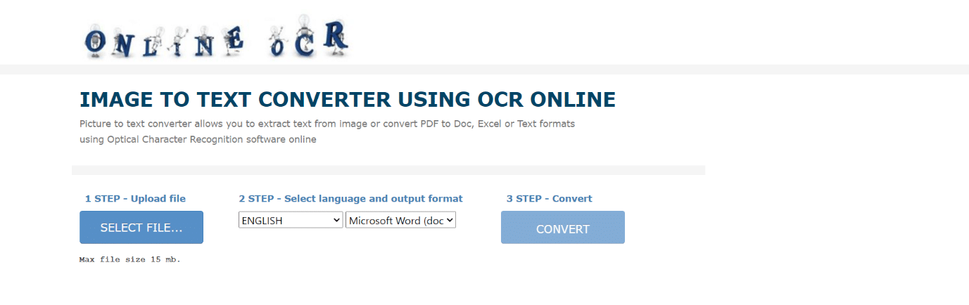 online OCR