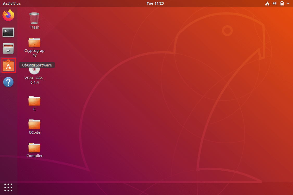 open Ubuntu Software Store