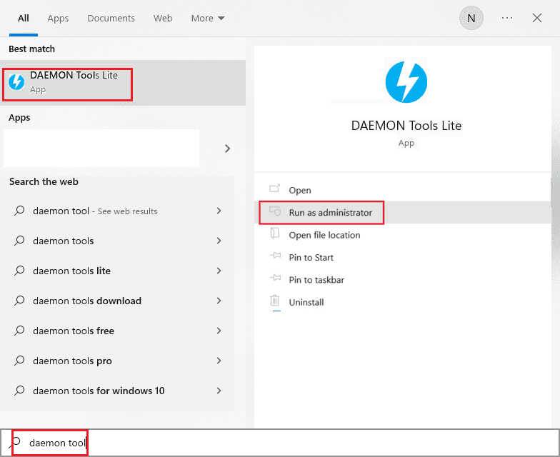 open daemon tools app