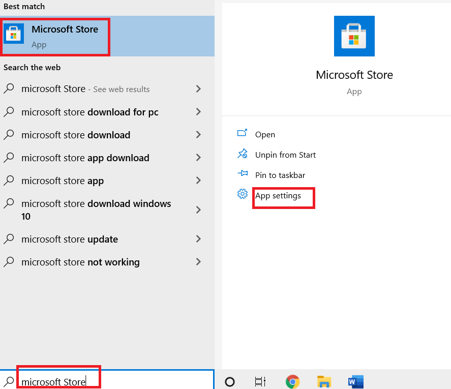 Open Microsoft store. How to Fix Windows Store Error 0x80072ee7